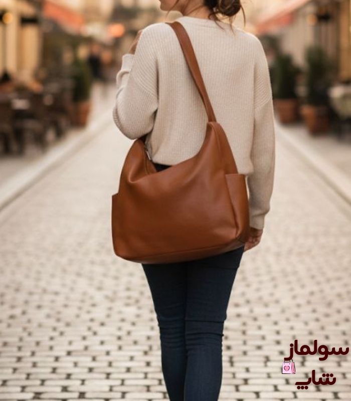 کیف قهوه ای عسلی