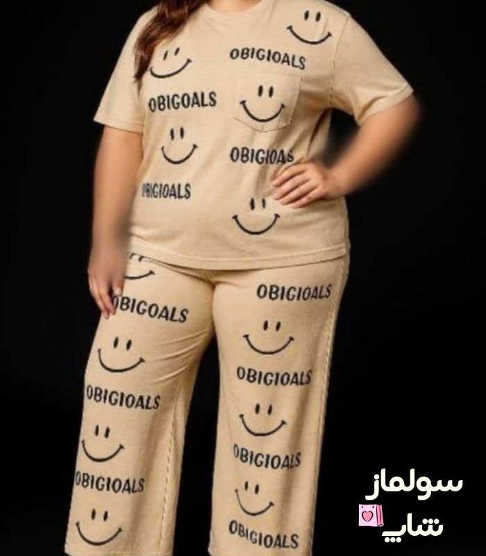 بلوز شلوار نخ پنبه سایز بزرگ