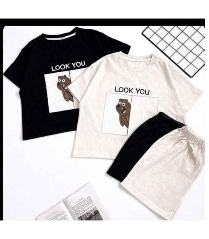 ست كراپ و شلوارک Look You